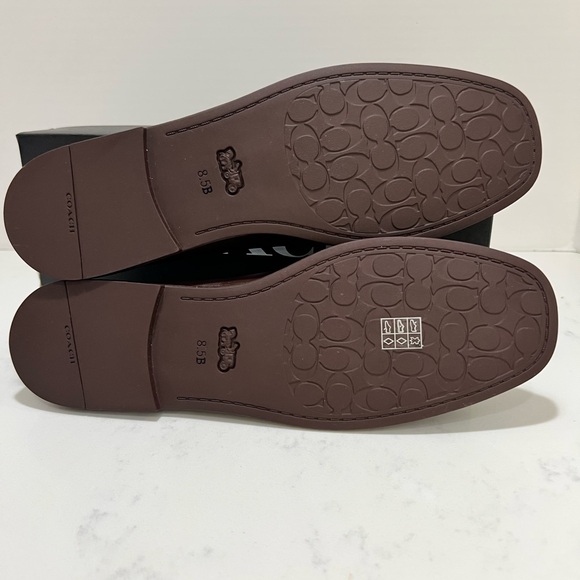 Coach Dark Brown Leather Flats - Picture 10 of 11